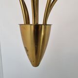 Mid century brass italian chandelier, 1960s