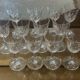12 Baccarat crystal glasses stamped model Epron H 12.2 cm