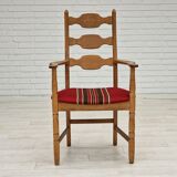 1960s, Danish design, armchair, oak wood, furniture wool.