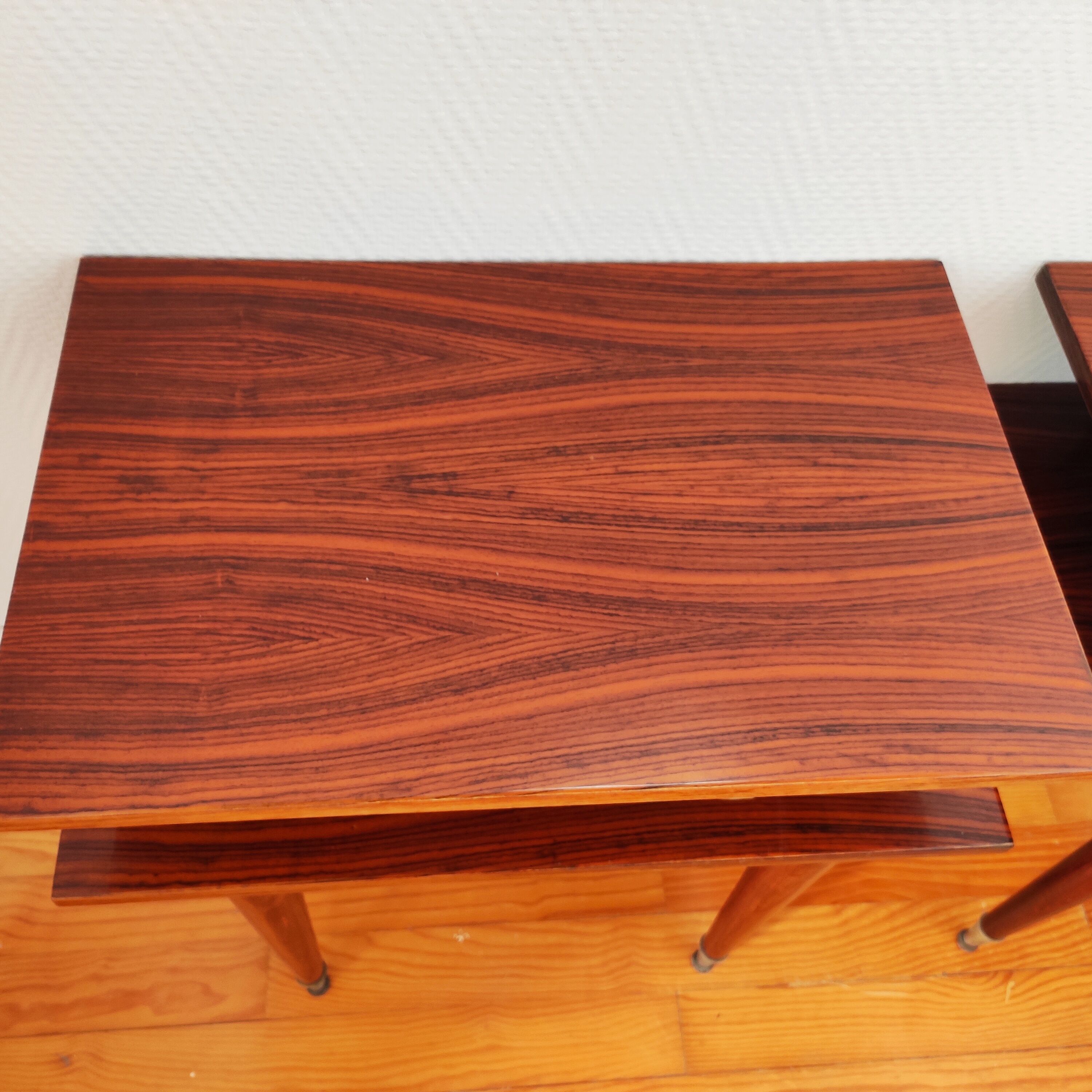 Pair of vintage bedside tables