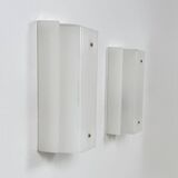 Pair of vintage Perspex wall lights, Italy, 1970.