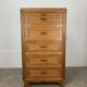 Secrétaire, bureau, commode en chêne, années 50