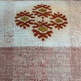 Vintage turkish kilim cushion cover 30x50cm