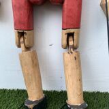 Pinocchio articulated wooden puppet, height 81 cm