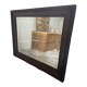 Miroir biseauté sculpté