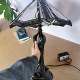 Tiffany style lamp, stained glass, art nouveau
