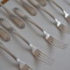 12 metal argente orfevre frionnet french table forks