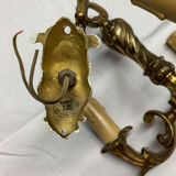 Louis XV style wall lamp in gilded bronze