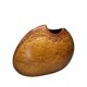 Sculptural ceramic vase in vintage Italian style by Roberto Rigon for Bertoncello Model 137.