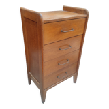 Oak chest of drawers 4 drawers circa 1950