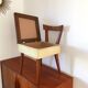 Chaise coffre travailleuse vintage années 50