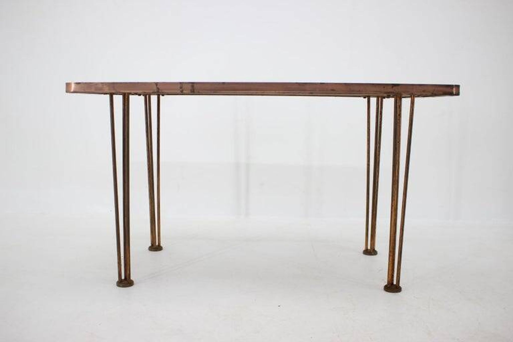 Mid-Century Modern Brass Mosaic Conference Table, 1960s