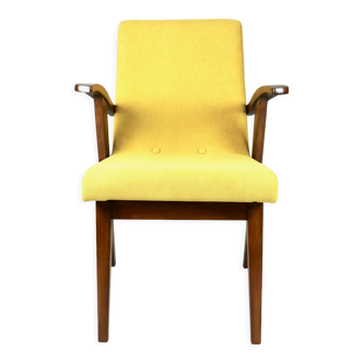 Vintage yellow armchair, 1970s