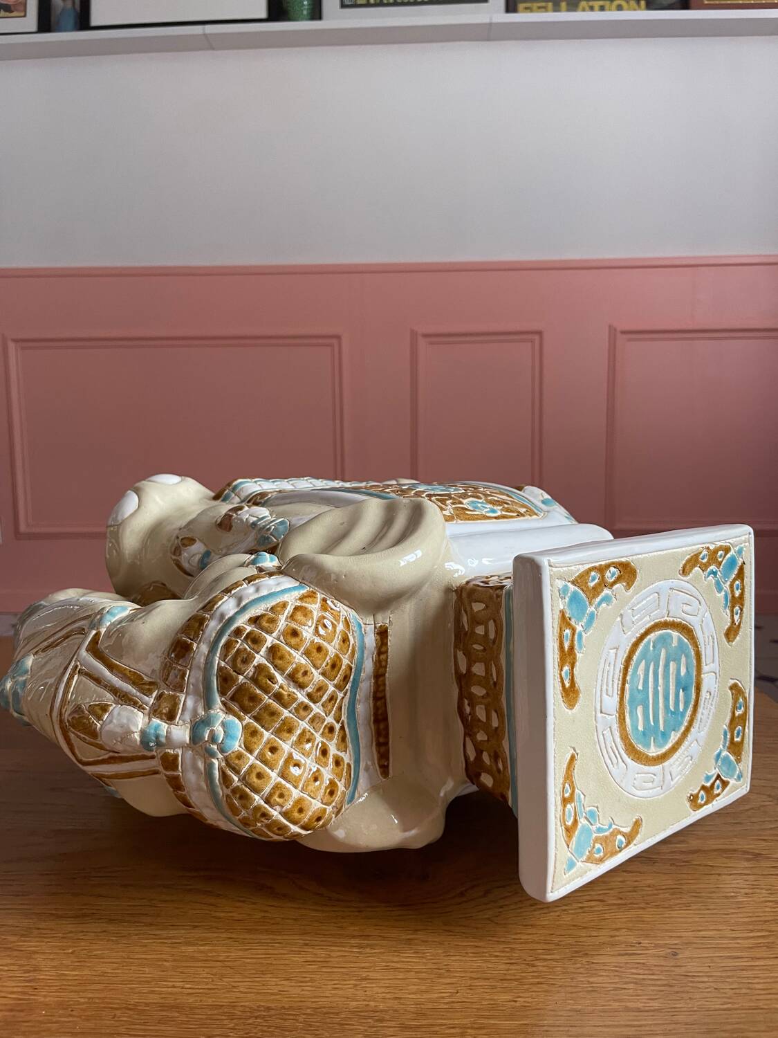 Ceramic elephant plant holder