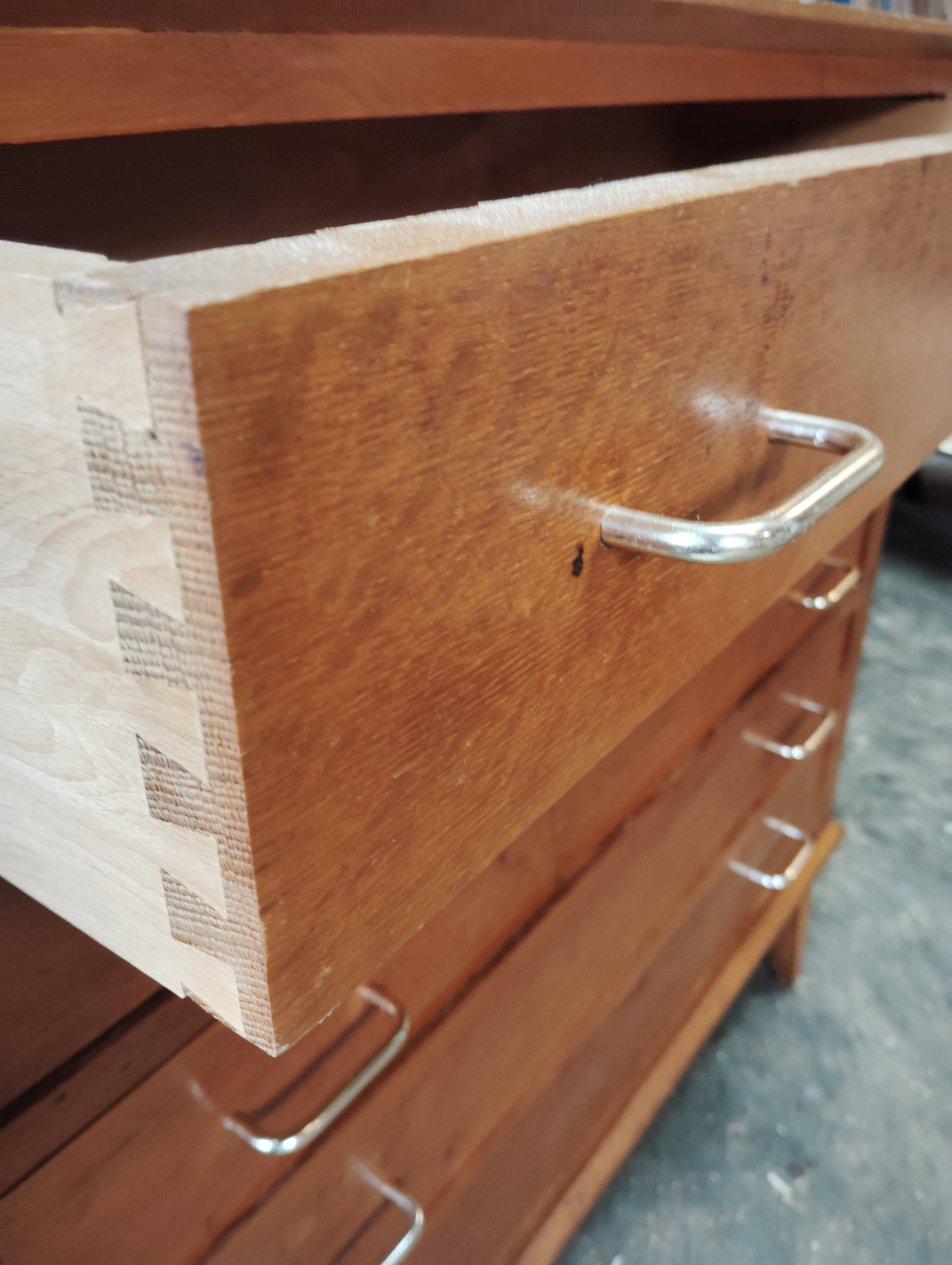 Commode vintage 50s pieds compas
