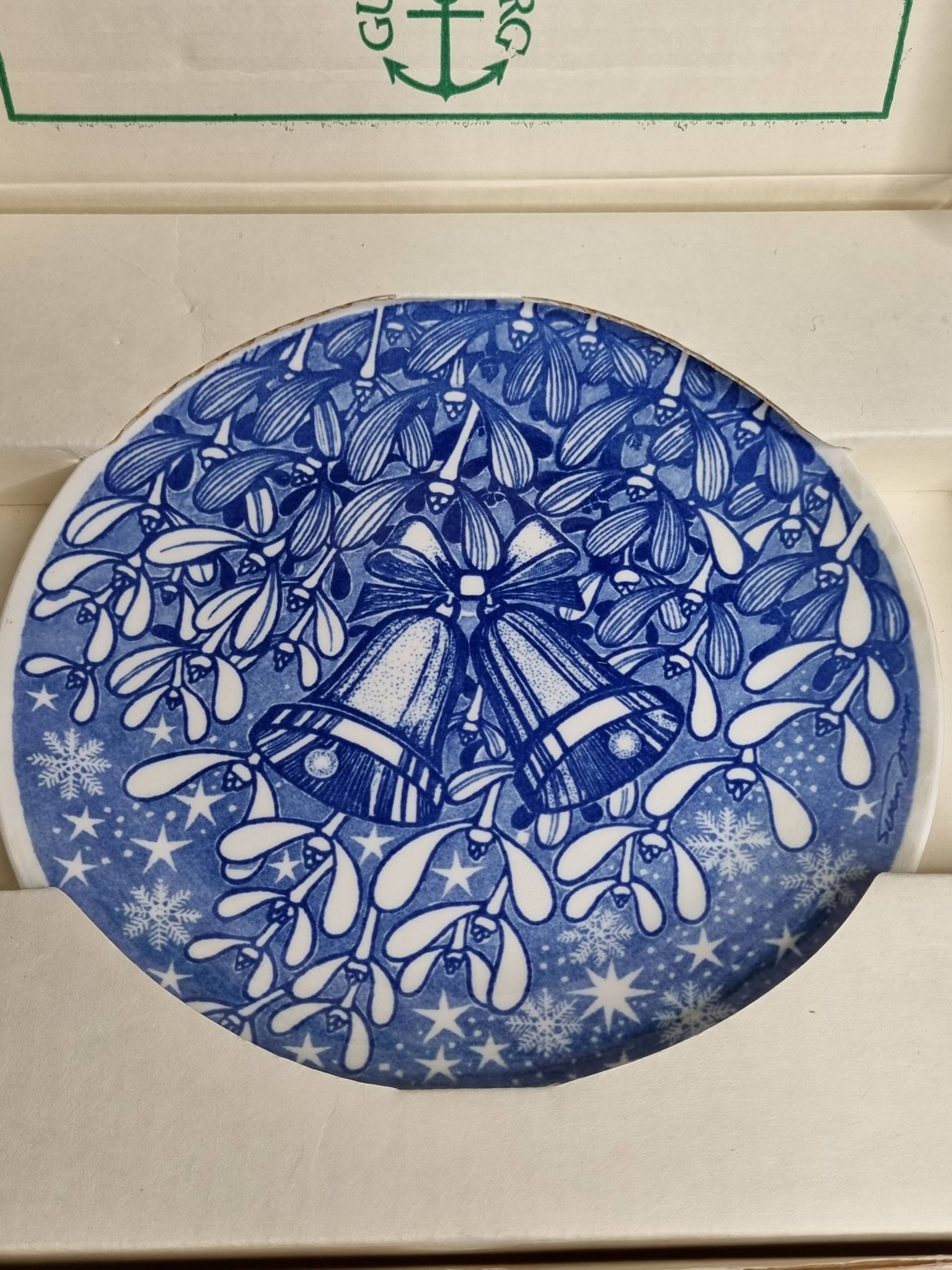 Assiette Gustavsberg "Jultallrik 8" (1978), Sven Jonson, édition limitée, 20 cm