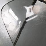 Pair of modern folding chairs in plexiglass