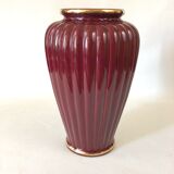 H.36 red ceramic vase