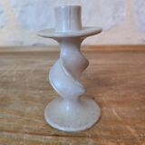 Vintage Soapstone Twisted Candlestick Duo?