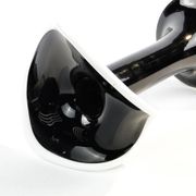 Vase moderniste, en verre, Pologne, années 1970