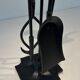 Fire Necessary Golf Model in Black Lacquered Metal and Chrome Golf Clubs