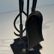 Fire Necessary Golf Model in Black Lacquered Metal and Chrome Golf Clubs