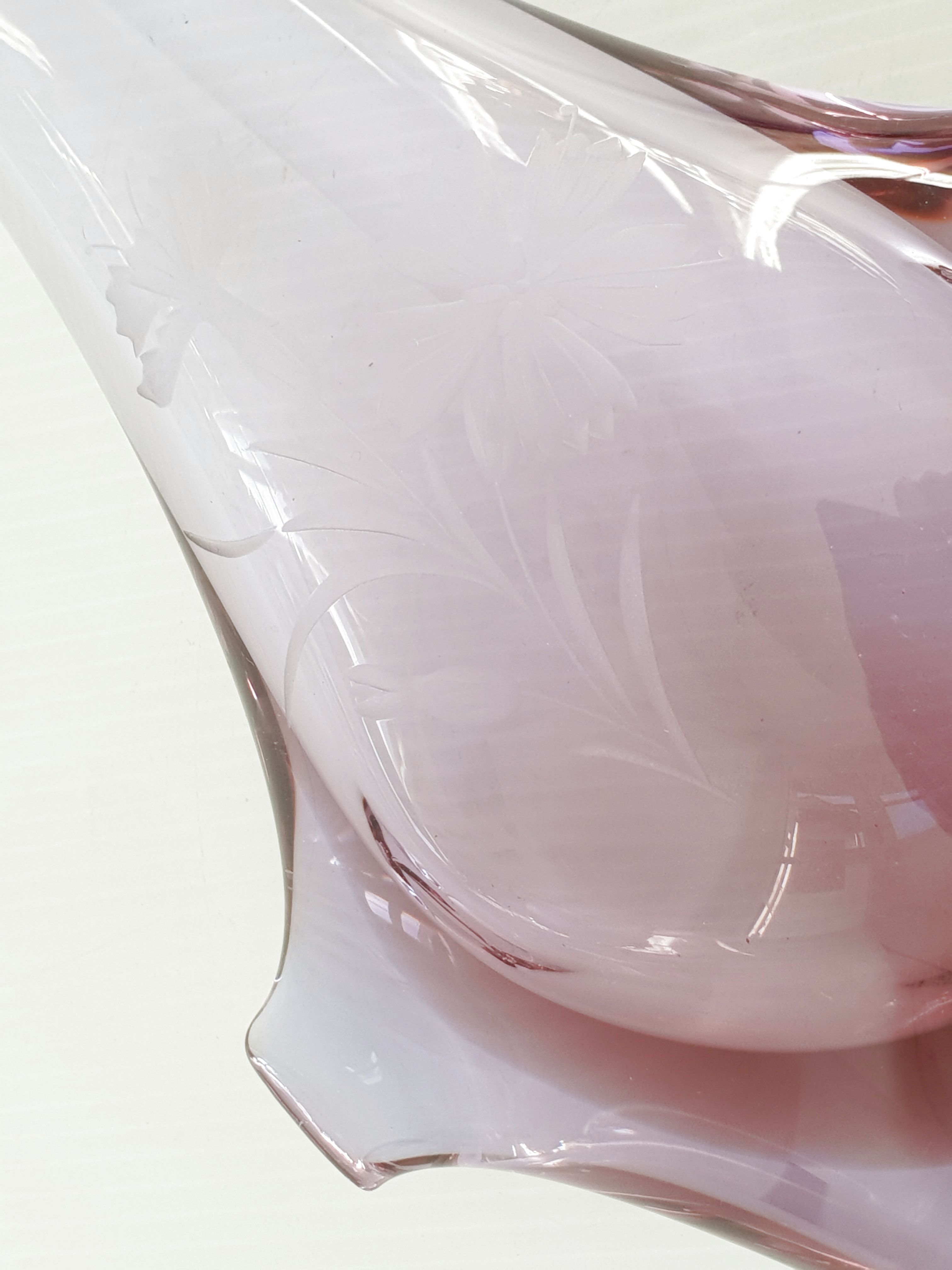 Vintage Bohême crystal vase