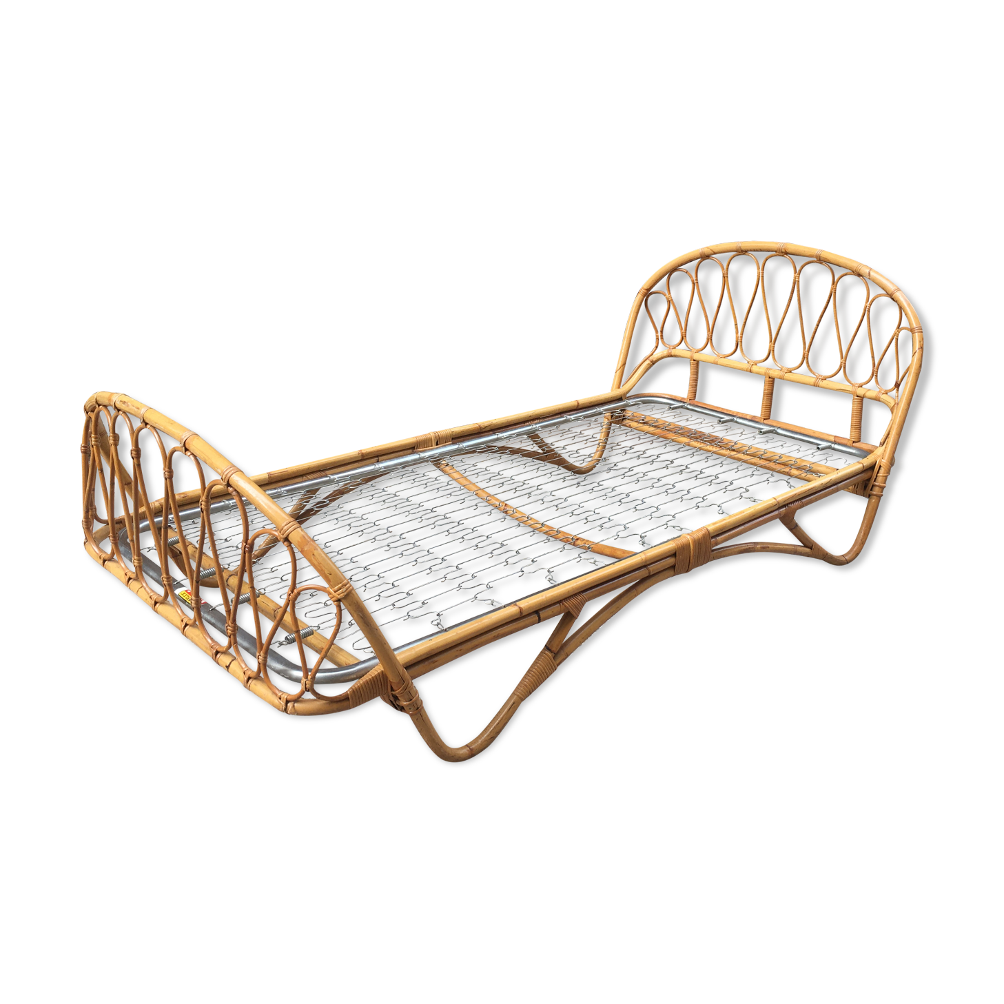 1-seat rattan basket bed