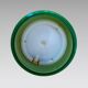 Lustre de billard vintage italien vert, années 1970