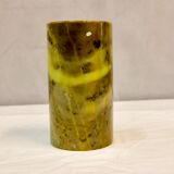 Vase ou pot à crayons en pierre dure XXe siècle