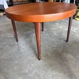 Vintage teak round table