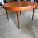 Vintage teak round table