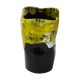 Vallauris vase design and trend in vintage yellow and black enamelled ceramics 1950/60