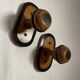 Pair of Wooden Coat Hooks