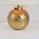 Vintage Sphere Brass Table Lamp by Louis Drimmer, France, 1970s