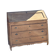 Antique drop-leaf secretary / solid raw oak counter