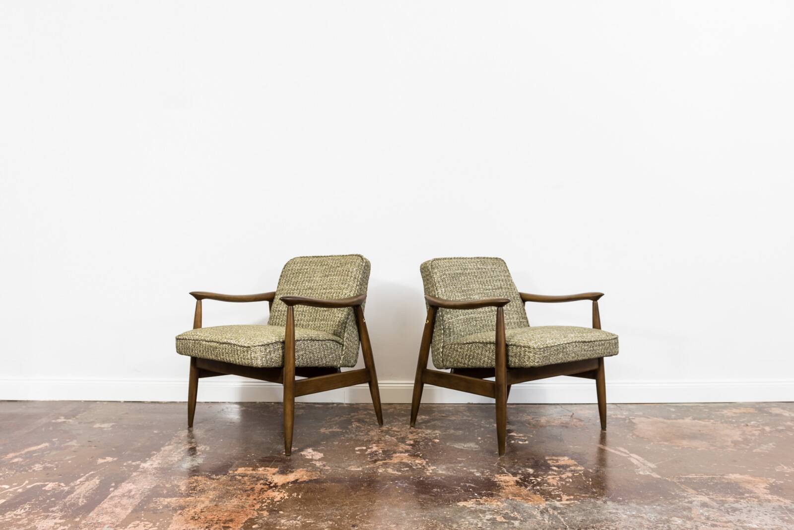 Vintage Armchairs by Juliusz Kędziorek, Poland, 1960s, Set of 2