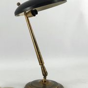 Lumi Milano, Mid-century brass and lacquer two joints table lamp