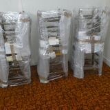 Oak chairs mulched