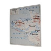 Carte scolaire Rossignol l'Ouest du bassin parisien Normandie et l'Ouest Bretagne