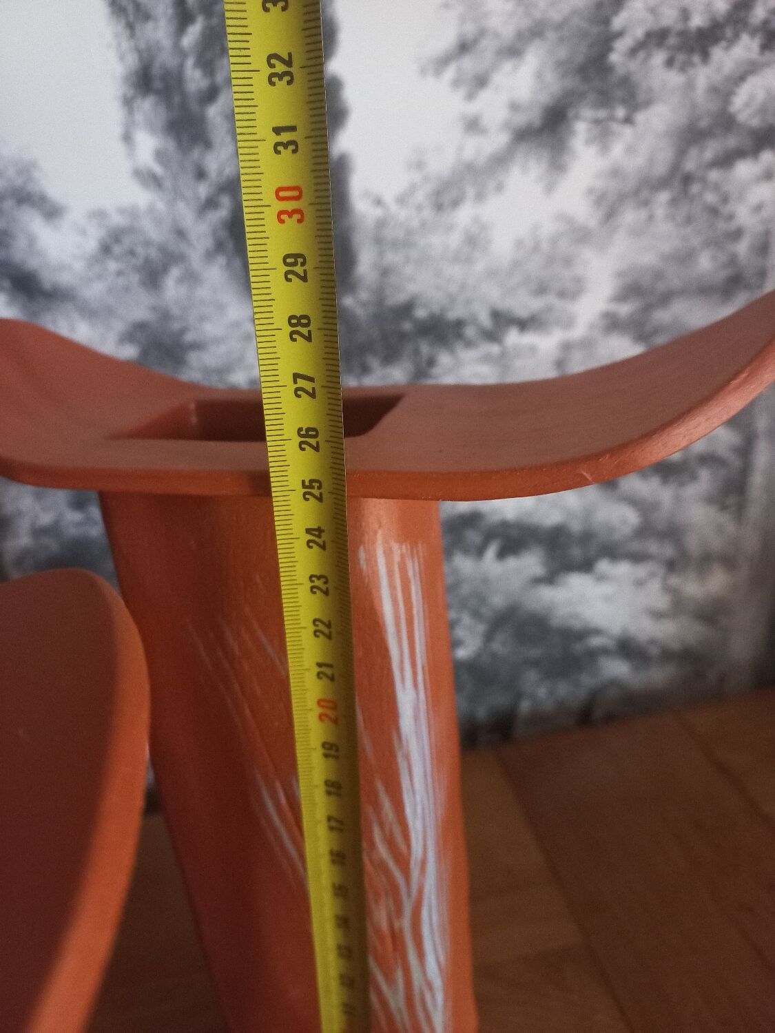 Trio of terracotta vases, unique pieces