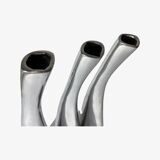 Set of 3 silver candlestick holders, denmark