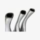 Set of 3 silver candlestick holders, denmark