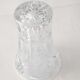 Carved crystal vase