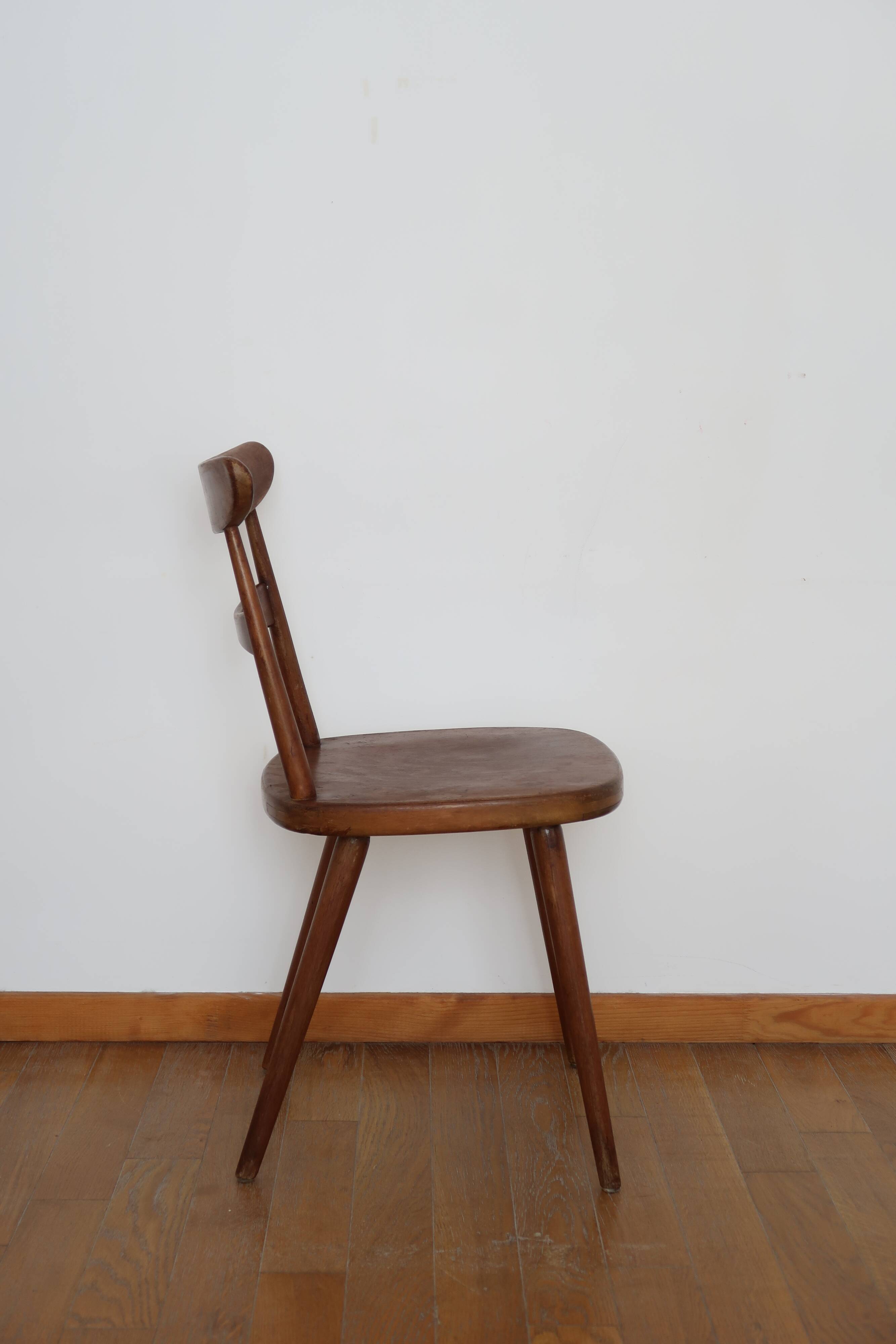 6 Scandinavian bistro chairs