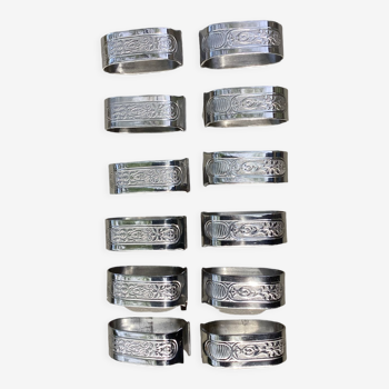 12 napkin rings