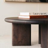 Table basse espresso ⌀80