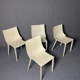 4 garden chairs Driade BO by Philippe Starck