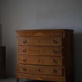 Antique Danish oak commode, made at the end of the 18th century, Louis XVI.