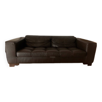 3 seater leather sofa